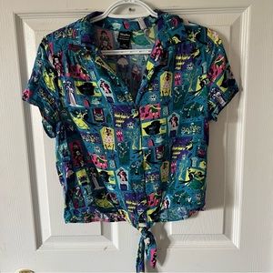 Disney Parks Her Universe Haunted Mansion Button Up